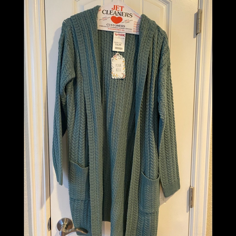 Pink Rose long sweater